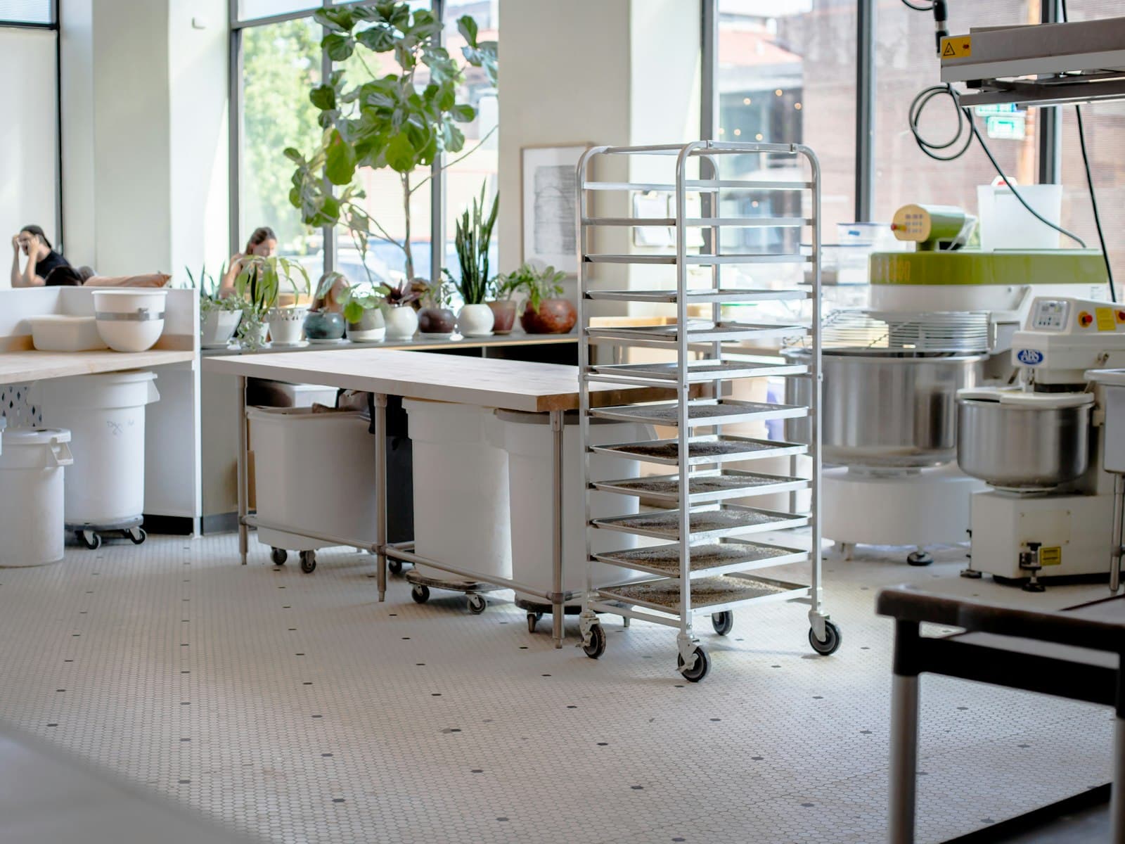 Team at work in a fitted-out bakery equipped by MA Engineering