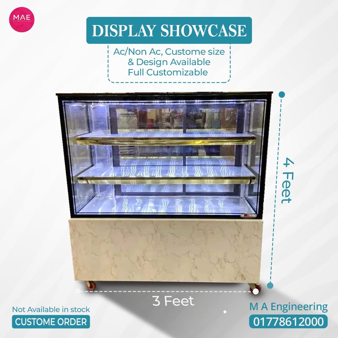 Display Showcase (Marble Finish)