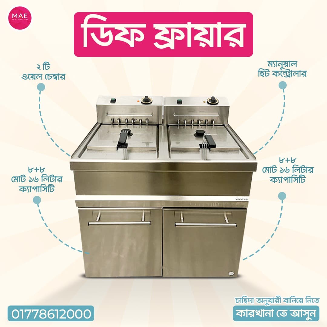 Double Tank Deep Fryer