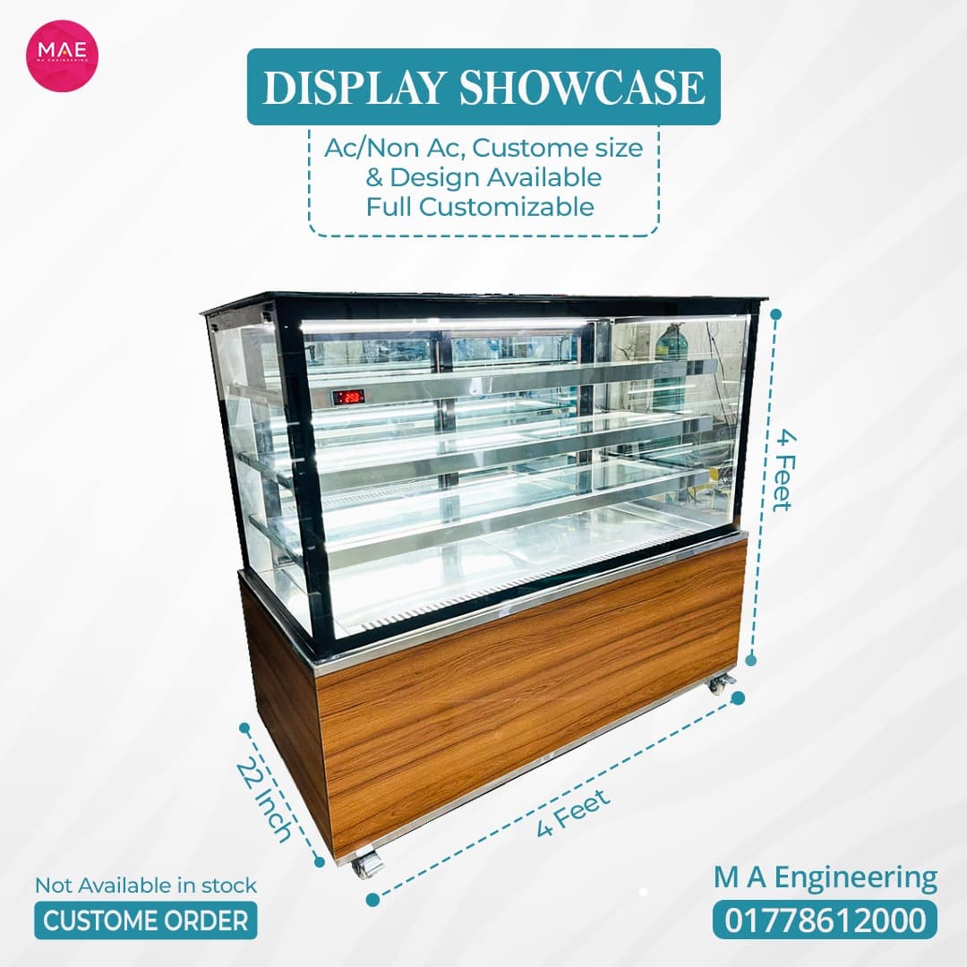 Display Showcase (Wood Finish)